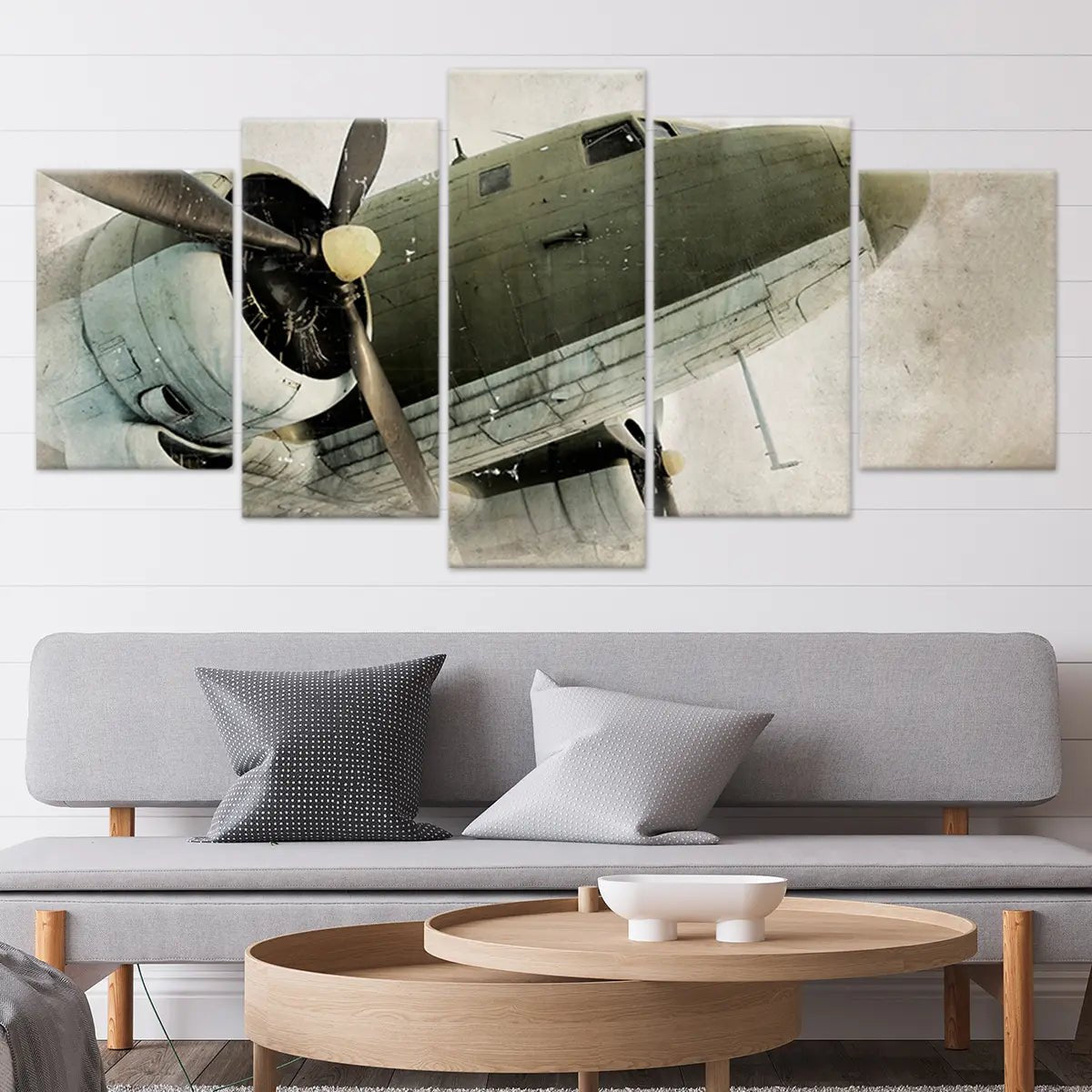 Retro Airplane Propeller Wall Art-Stunning Canvas Prints