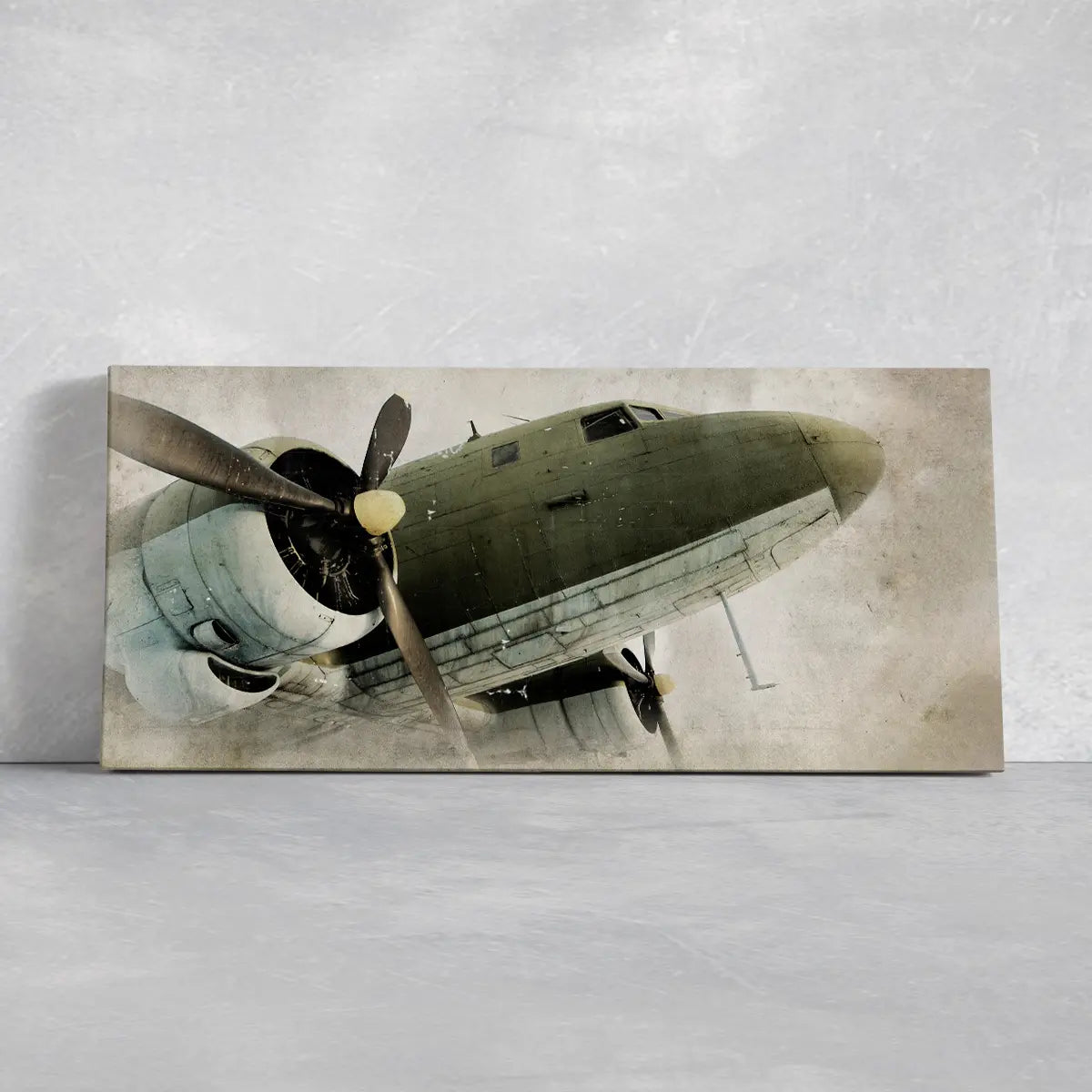Retro Airplane Propeller Wall Art-Stunning Canvas Prints