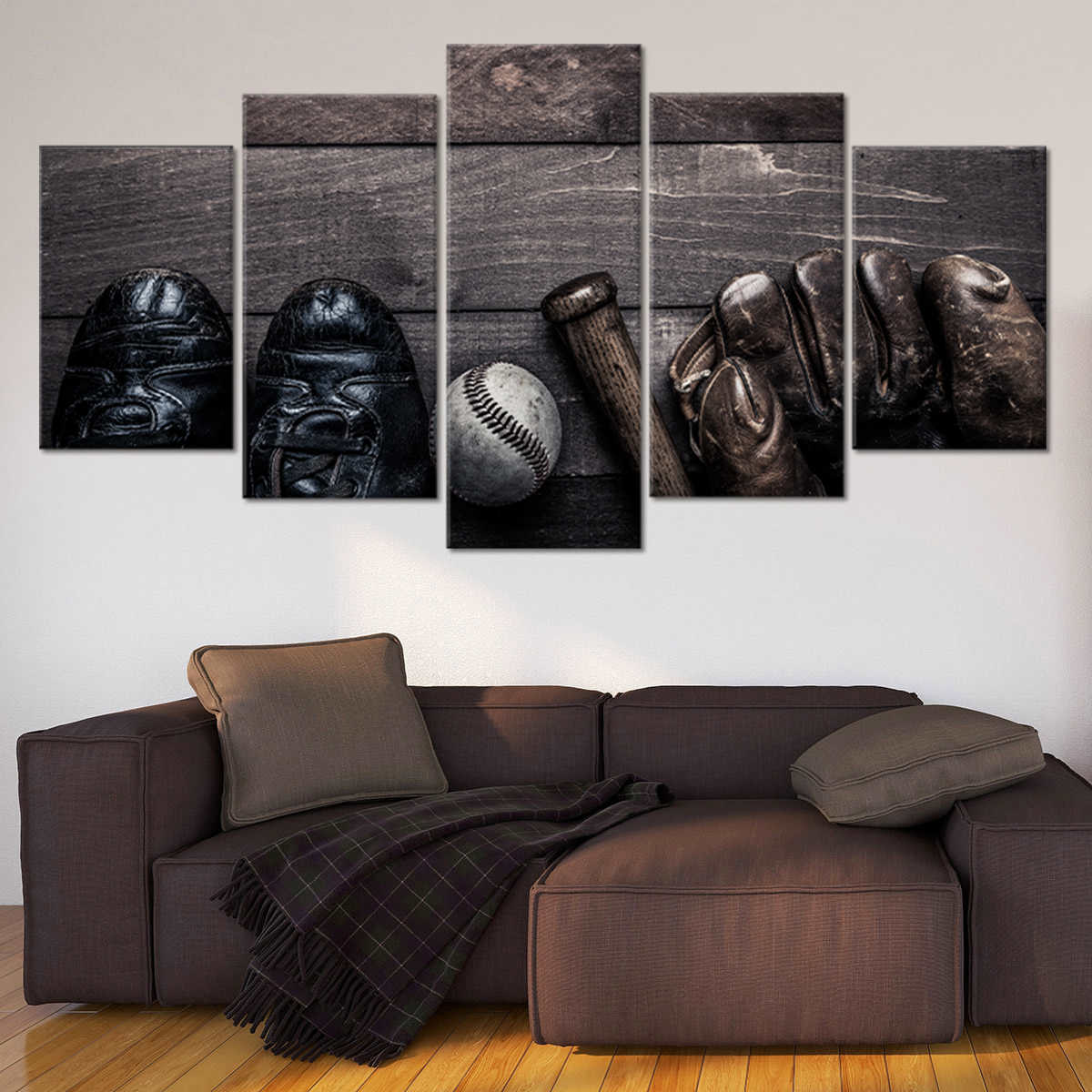 Vintage Baseball Theme Wall Art-Stunning Canvas Prints
