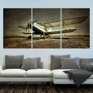 Military Vintage Airplane Wall Art-Stunning Canvas Prints