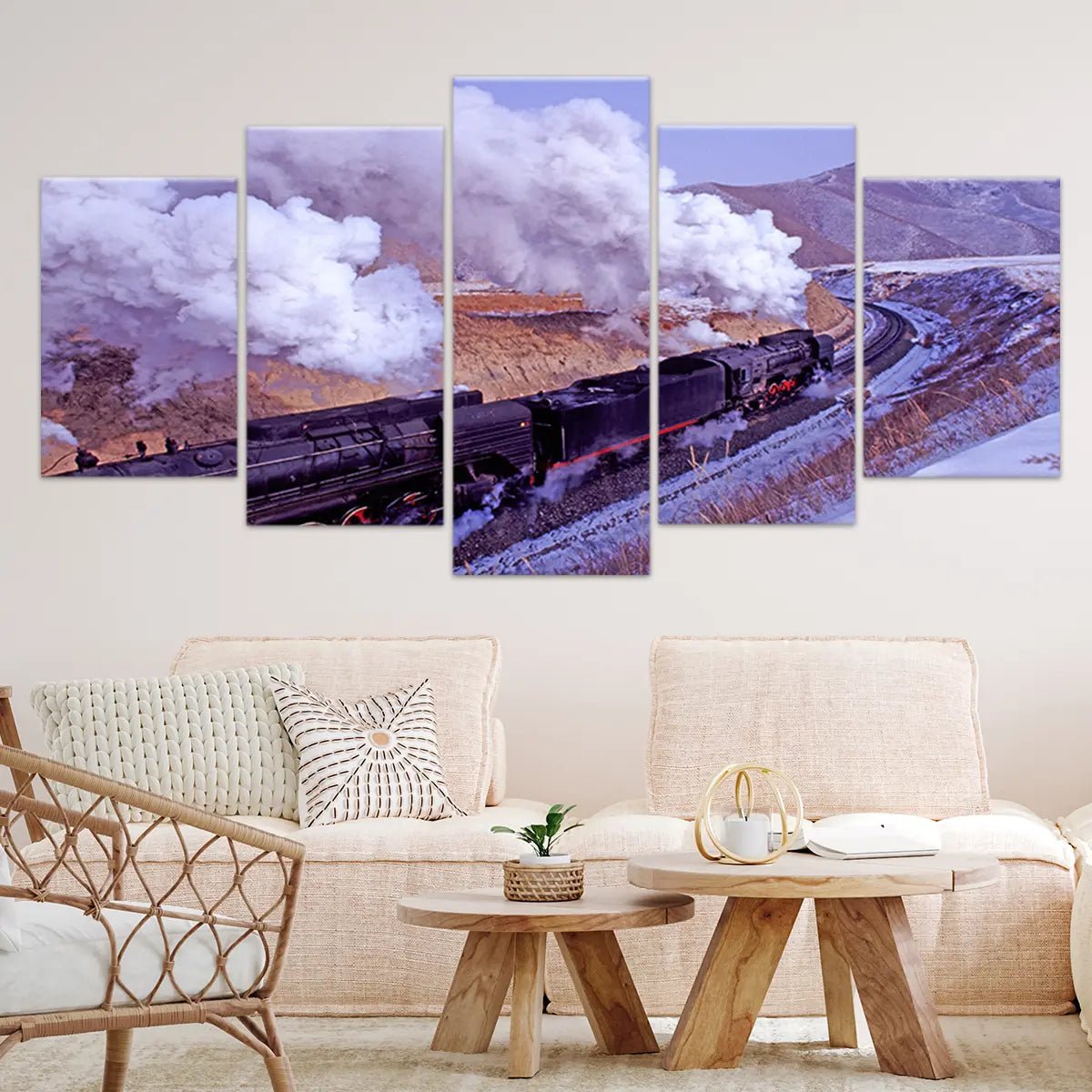 Steam Train Wall Art Canvas Print-Stunning Canvas Prints