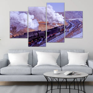 Steam Train Wall Art Canvas Print-Stunning Canvas Prints