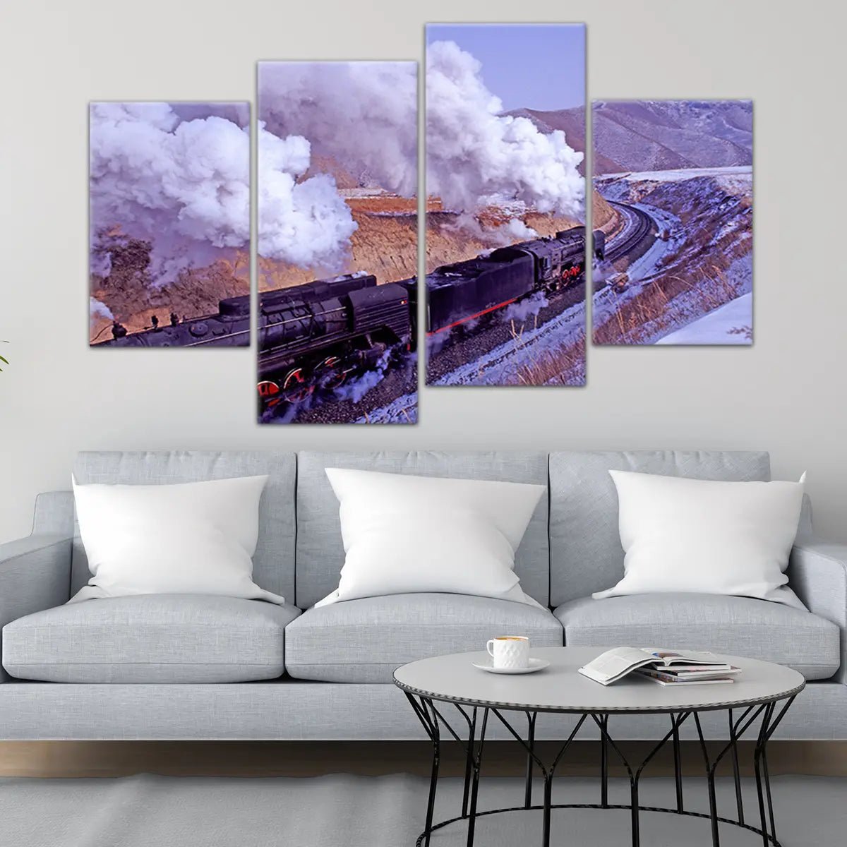 Steam Train Wall Art Canvas Print-Stunning Canvas Prints