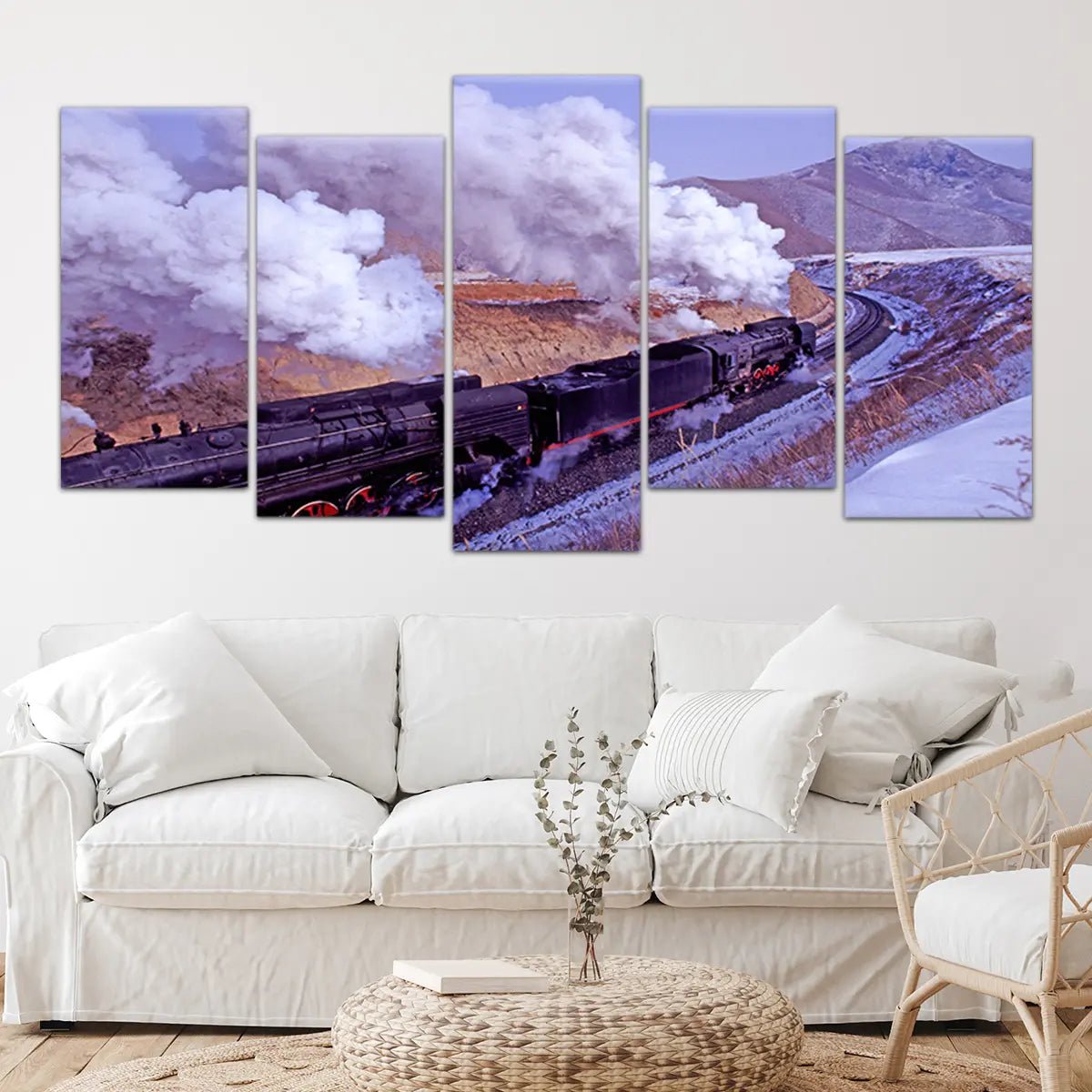 Steam Train Wall Art Canvas Print-Stunning Canvas Prints