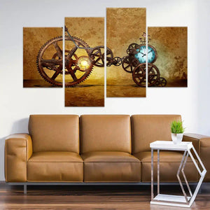 steampunk Gear Wall Art Canvas Print-Stunning Canvas Prints
