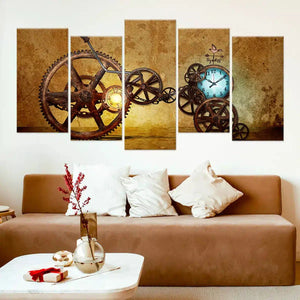 steampunk Gear Wall Art Canvas Print-Stunning Canvas Prints