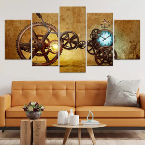 steampunk Gear Wall Art Canvas Print-Stunning Canvas Prints