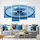 Falling Water Ripples Wall Art-Stunning Canvas Prints