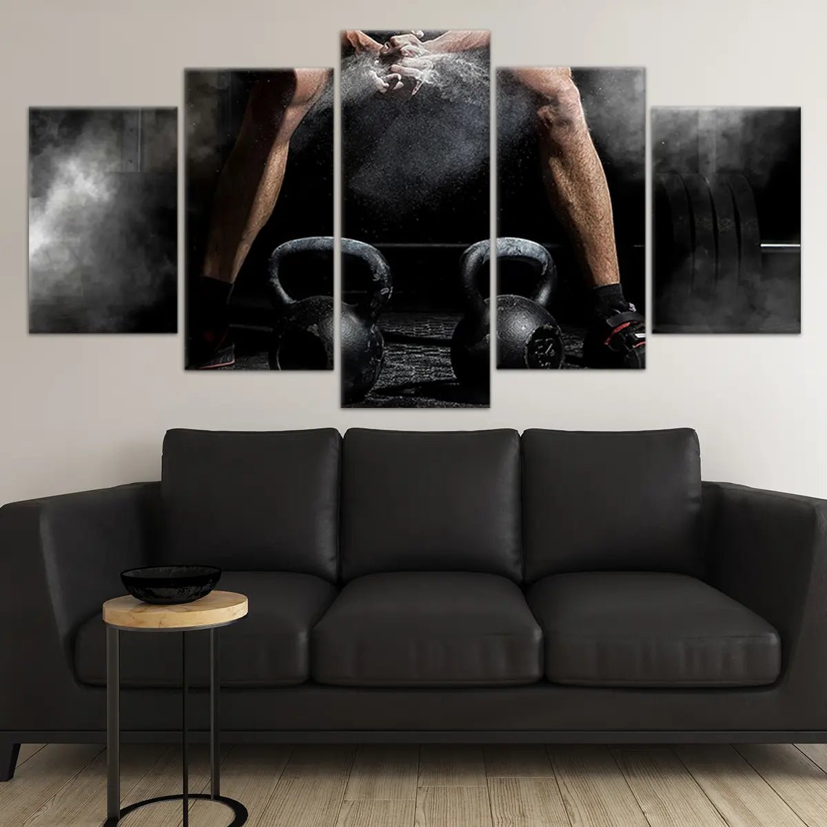 Kettlebell Workout Wall Art: Canvas Print, Art Print Wall Painting