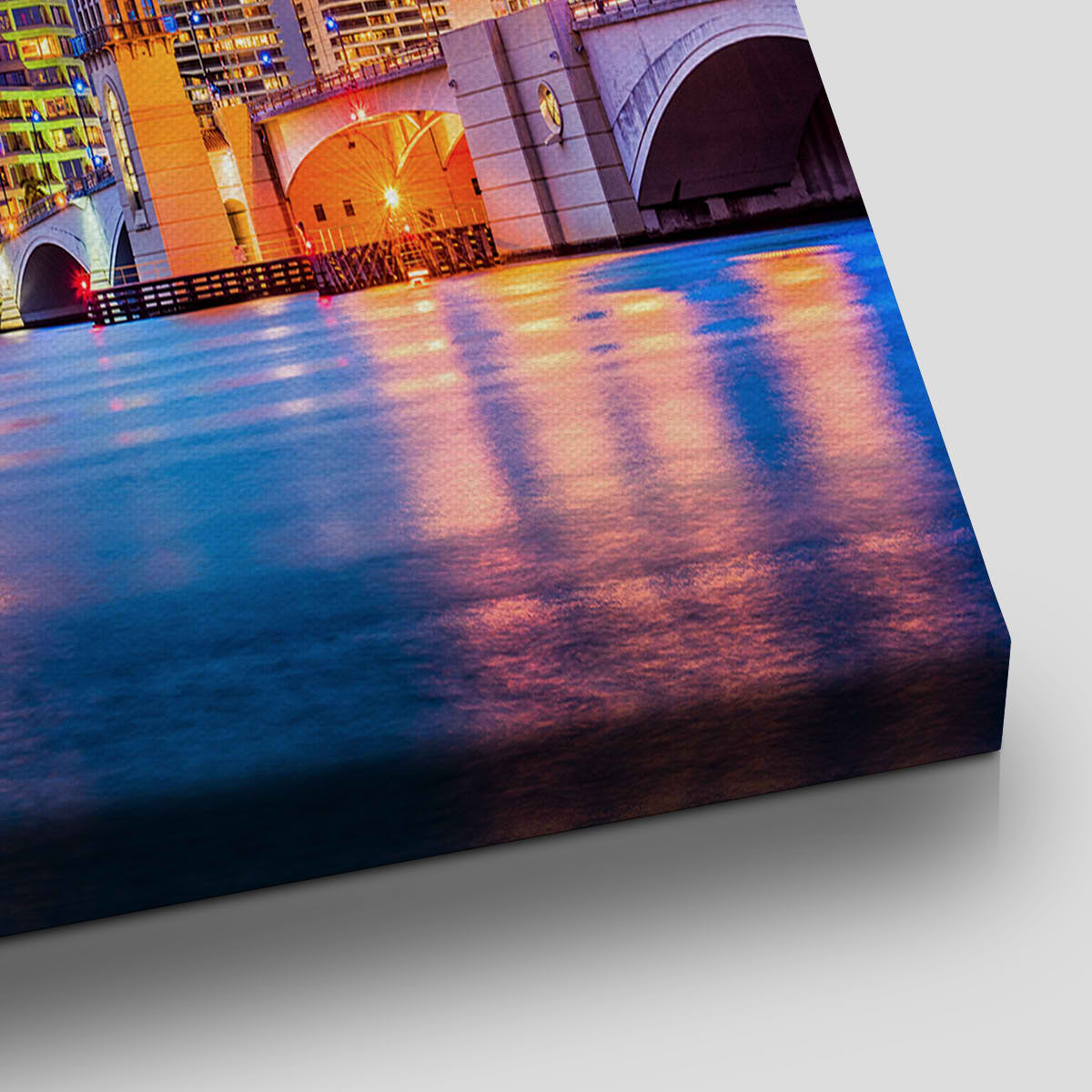 West Palm Beach Skyline Wall Art Canvas-Stunning Canvas Prints
