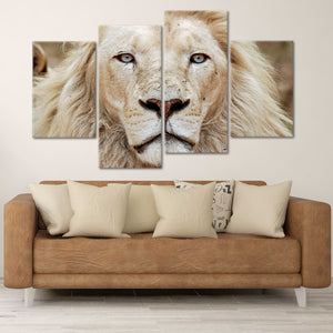 White Lion Portrait Wall Art Canvas-Stunning Canvas Prints