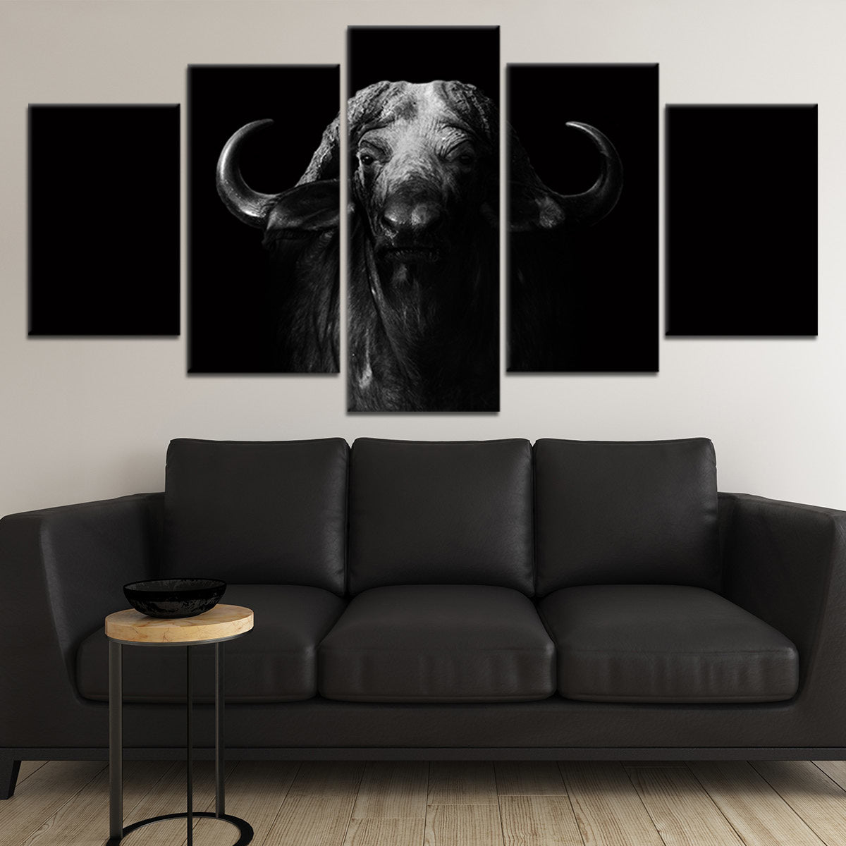 Black And White Buffalo Wall Art-Stunning Canvas Prints