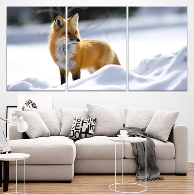 Wild Red Fox Wall Art-Stunning Canvas Prints