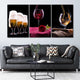 Wine And Beer Drinks Wall Art Canvas Print-Stunning Canvas Prints