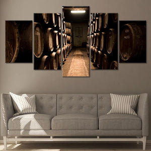 Vintage Wine Cellar Wall Art Canvas Print-Stunning Canvas Prints