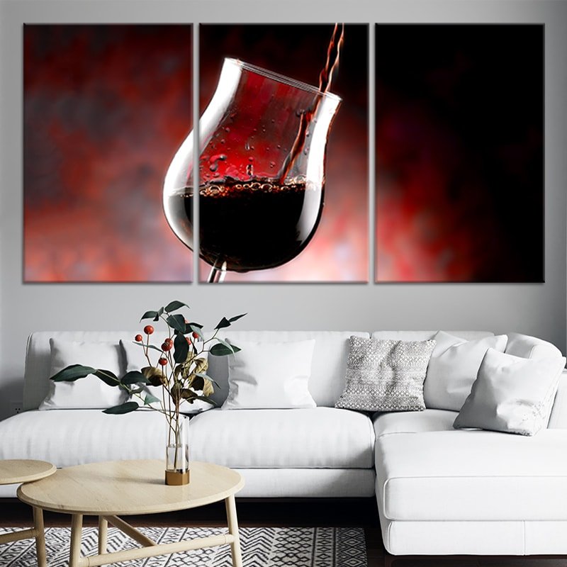 Pouring Red Wine Wall Art Canvas Print-Stunning Canvas Prints