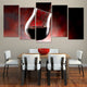 Pouring Red Wine Wall Art Canvas Print-Stunning Canvas Prints