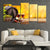 2 glasses of red wine grapes and cheese canvas wall art