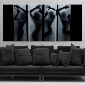 Curvy Woman Silhouette Wall Art-Stunning Canvas Prints