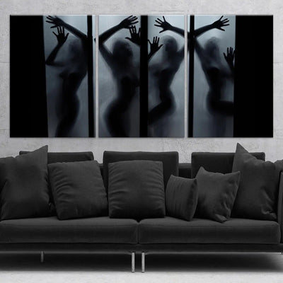 Woman Silhoutte Art Print-Stunning Canvas Prints