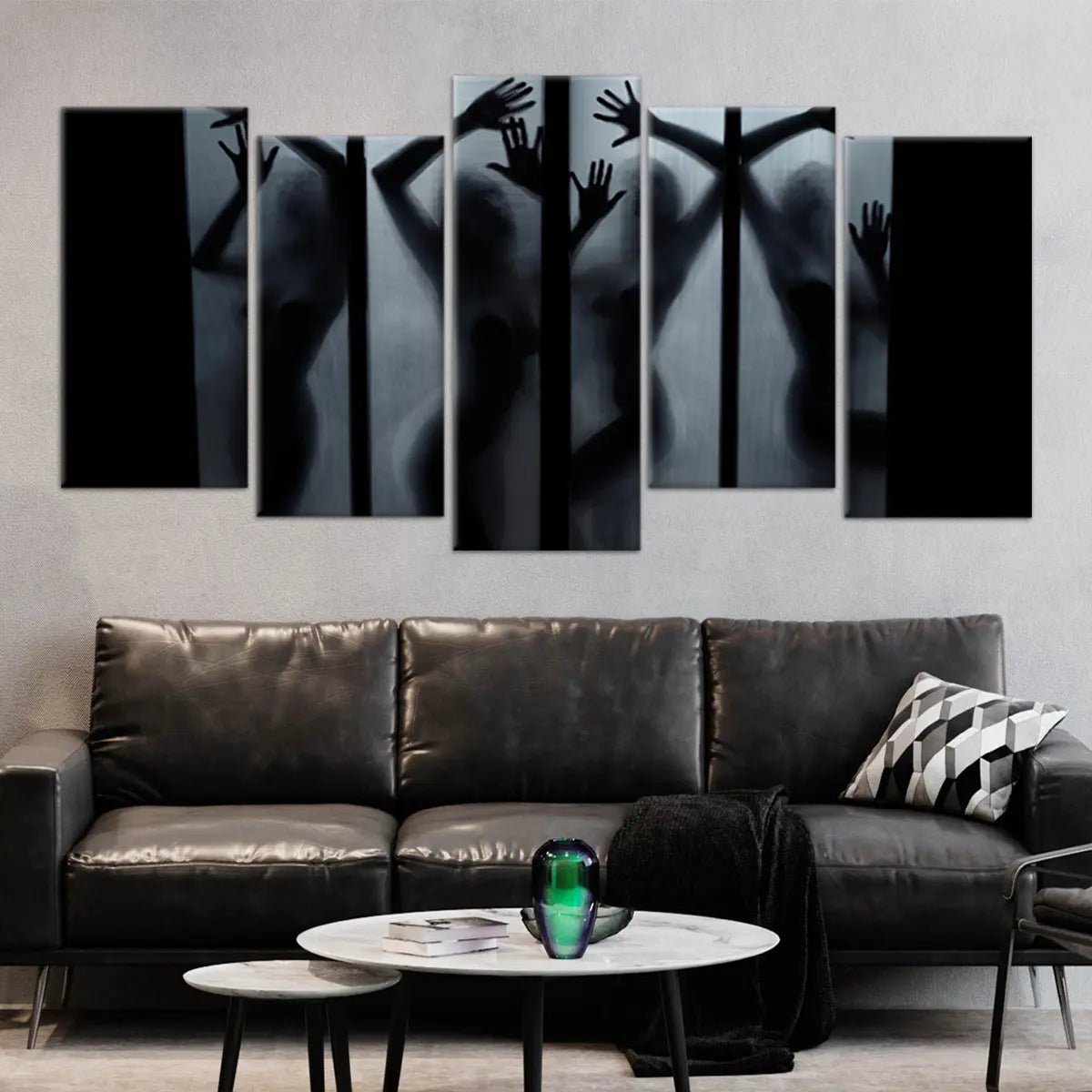 Curvy Woman Silhouette Wall Art-Stunning Canvas Prints