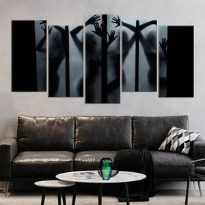 Curvy Woman Silhouette Wall Art-Stunning Canvas Prints
