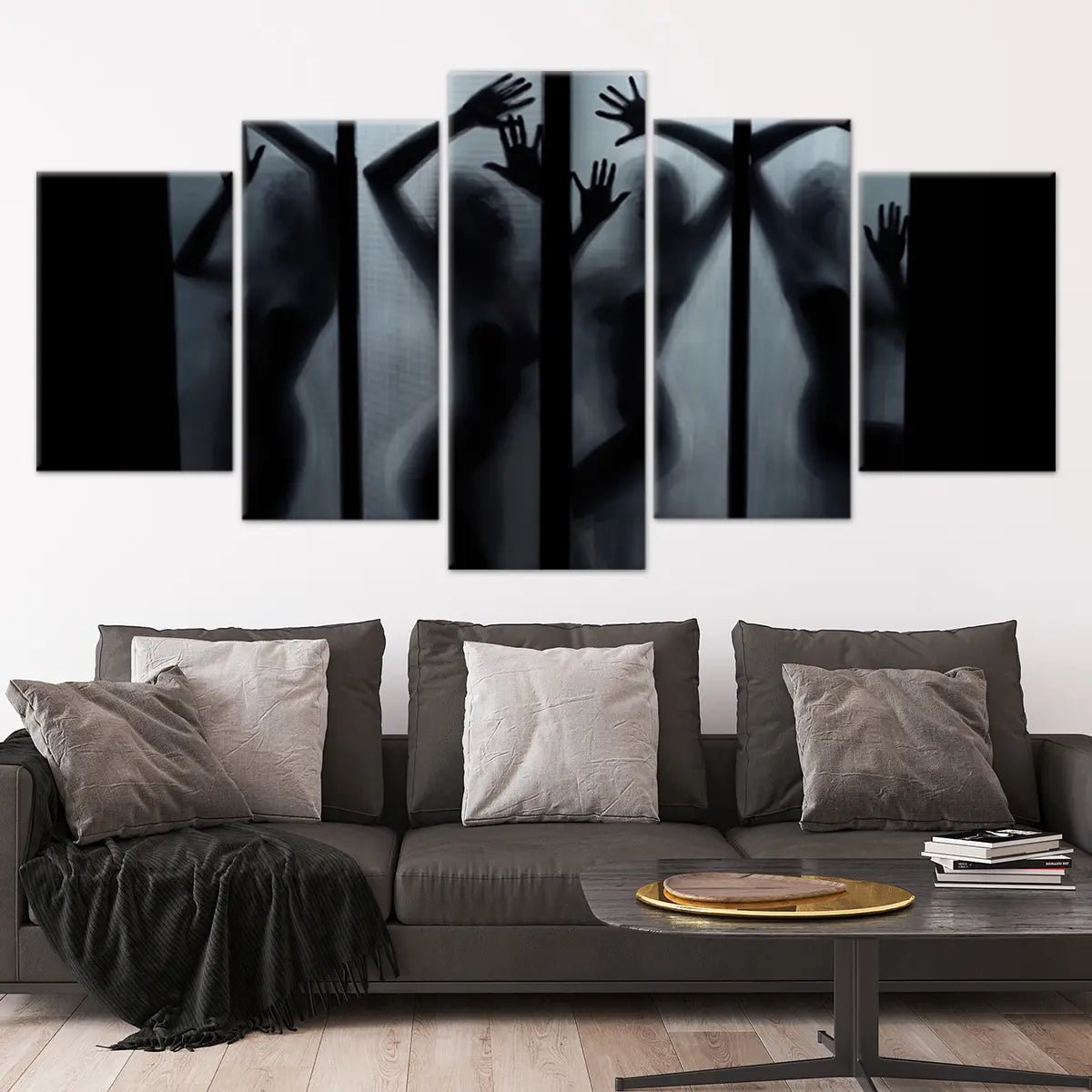 Curvy Woman Silhouette Wall Art-Stunning Canvas Prints