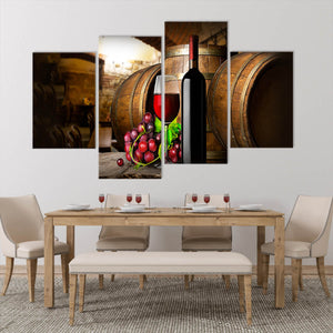 Rustic Wine Cellar Wall Art Canvas Print-Stunning Canvas Prints