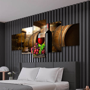 Rustic Wine Cellar Wall Art Canvas Print-Stunning Canvas Prints
